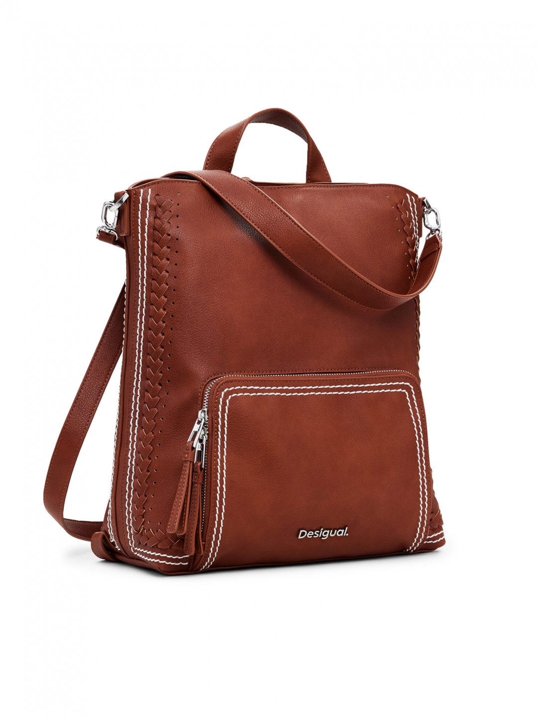 Desigual Batoh Trama Pretoria 25SAKP21 Hnědá